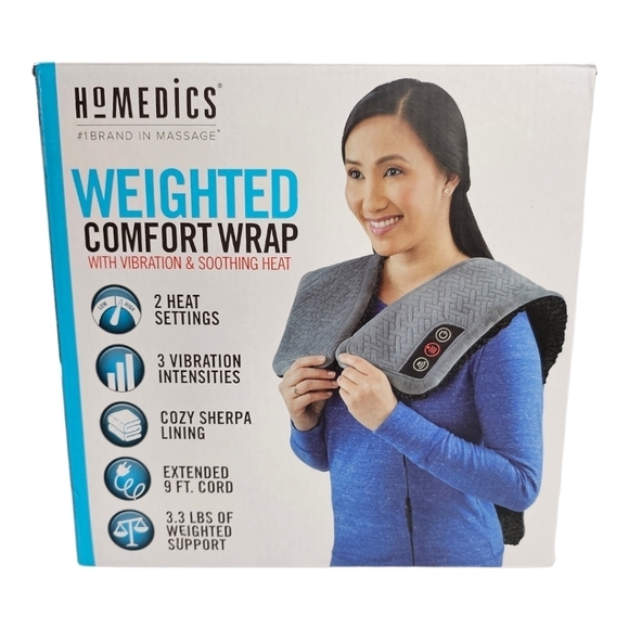 HoMedics Weighted Comfort Wrap with Vibration and Soothing Heat - Picture 5 of 5